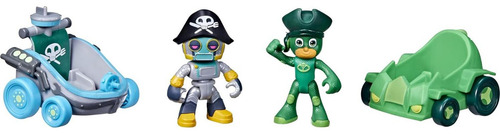 Conjunto Pj Masks Poder Pirata Gekko Y Robot Pirata