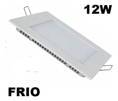 Pack 3 Focos Led 12w Panel Cuadrado Embutido - Oferta Limita