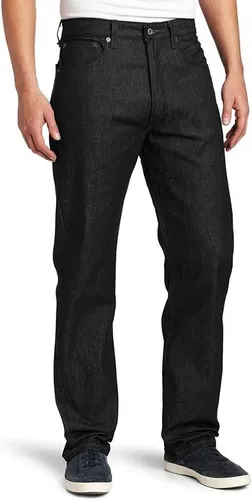 Socialista Minúsculo Acorazado Pantalón Levis Original 501 Negro