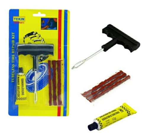 Pack 10/ Kit Reparacion Neumetico Pinchazo  Emergencia