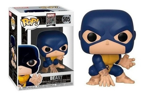 Funko Pop Beast 505 Marvel 80 Years X Men Muñeco Figura 