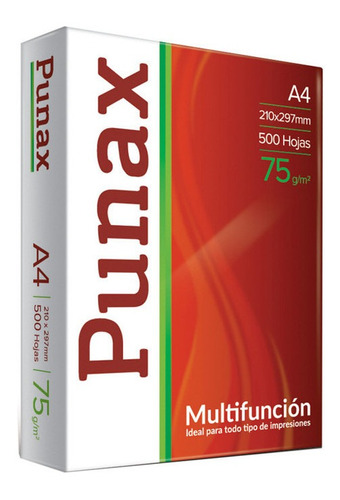 Resma Papel Punax A4 75 Gr 500 Hojas