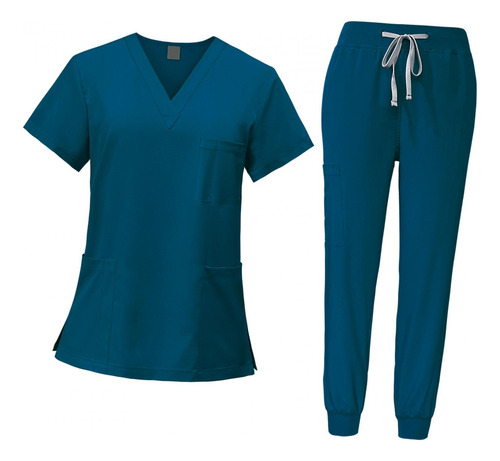 Conjunto De Uniforme Médico Para Mujer, Ropa De Trabajo De