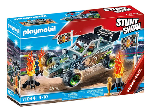 Figura Armable Playmobil Stuntshow Racer 45 Piezas 3