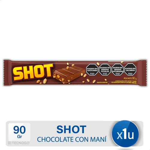 Chocolate De Leche Con Mani Shot - Mejor Precio