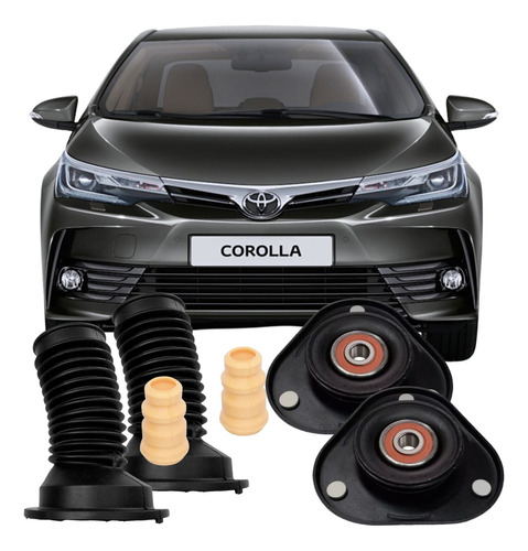 Kit Coxim Batente Da Suspensao Dianteira Corolla 2015 A 2017