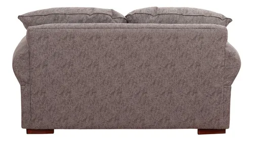 Sofá Moscú 2 Cuerpos Lino Sidelli Gris / Muebles América
