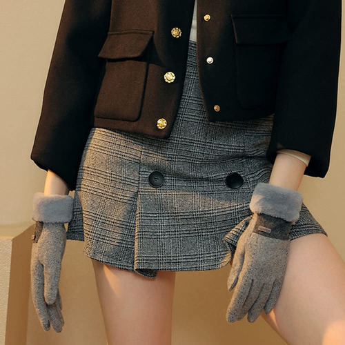 Guantes De Lana Cálidos De Invierno Para Mujer Guantes
