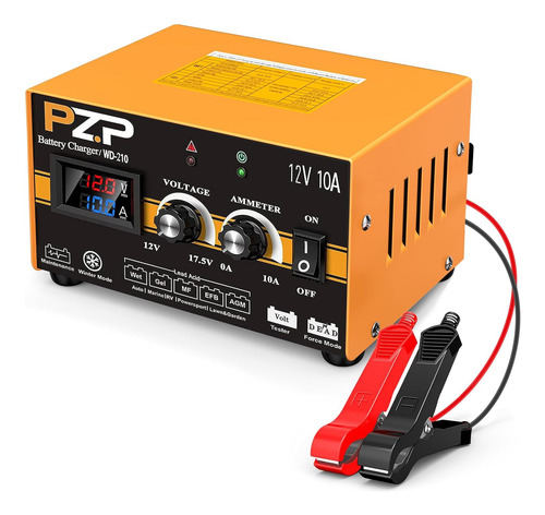 Cargador/mantenedor 12v 0-10a Para Baterías De Auto Con Flot