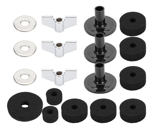 Brset De Batería Hi Hat Cup Felt, 18 Unidades, Kit De Plat