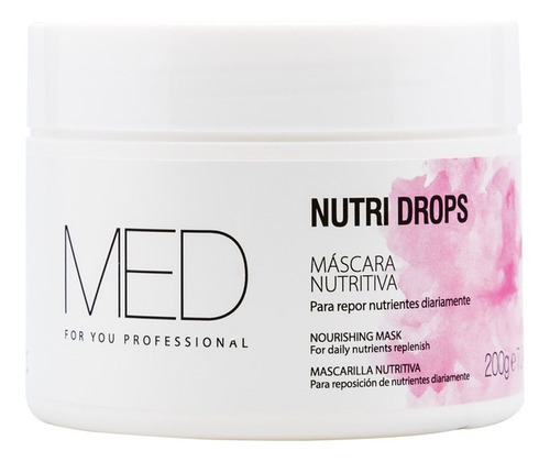 Máscara Nutritiva Nutri Drops Med For You Profissional 200g