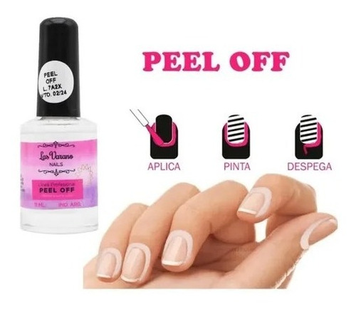 Esmalte Para No Mancharse La Piel Peel Off Base Peeling