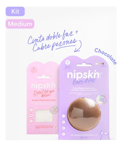 Cubre Pezón Más Cinta Adhesiva Invisible Ropa Doble Faz