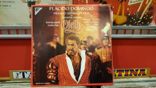 Placido Domingo Otello Lp Vinilo Doble Impecable Nm