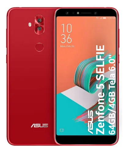 Asus Zenfone 5 Selfie 64gb 6.0 C m.20mp Vermelho Excelente