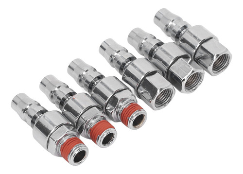 L Conector Giratorio Para Manguera De Aire, 1/4 Pulgadas,