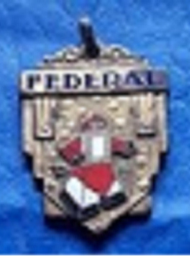 Medalla Publicidad Jabón Federal En Bronce Y Esmalte