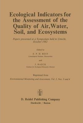 Libro Ecological Indicators For The Assessment Of The Qua...