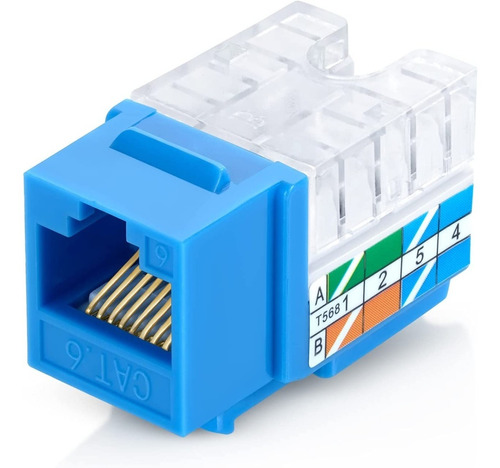 Everest Media Solutions Conectores Jack Keystone Rj45 Cat6 /