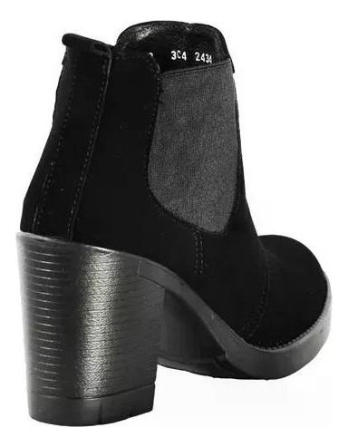 Botin Mujer Juvenil Tacón Vestir Comoda Botines Casual Dama