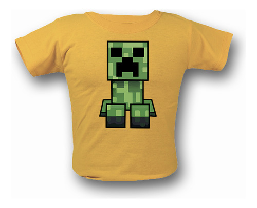 Playera Para Niños De Creepe De Minecraft