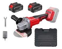 Comprar Amoladora Angular Inalambrica 2 Baterias D\u002Flitio 21v Maletin Color Rojo Frecuencia 50