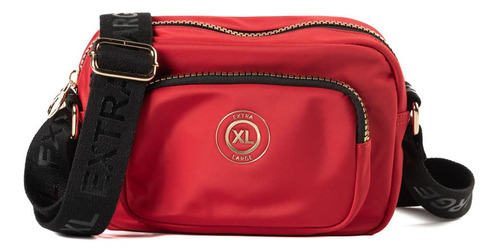 Cartera Mujer Cartera Xl Extra Large Natalie Bandolera Rojo