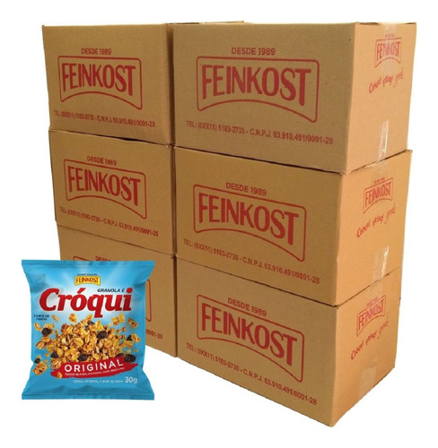 Granola Croqui Personal Original 30g 06 Caixas 50 Saches