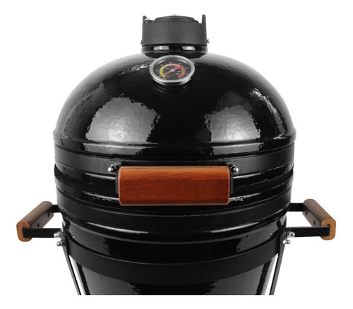 Kamado 16 (parrilla&ahumador A Carbón) Color Negro