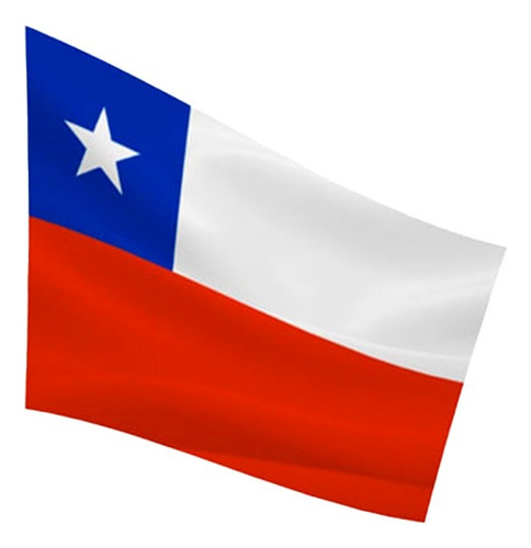 Bandera Chilena 90x60 Cm Chile Fiestas Patrias 