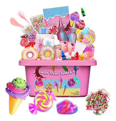 Kit De Slime De Helado, Increíble Kit Para Hacer Slime De He