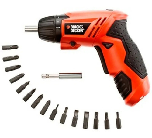 Atornillador Inalámbrico Black And Decker 4.8v 15 Accesorios