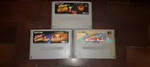 Comprar Lote Saga Street Fighter Super Famicom Orig Jap