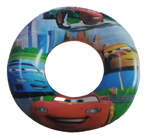 30 Salvavidas Flotador Inflable Rueda Personajes #60cms 4-8