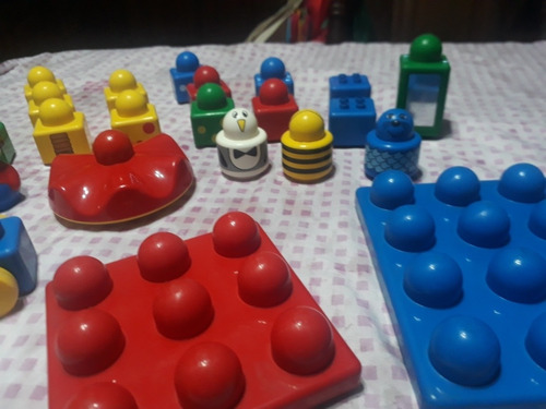 Juego Didactico Duplo En Muy Buen Estado!! Bien Colorido!! (Usado)