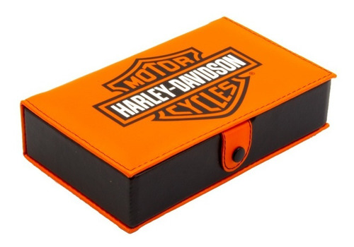 Dominó Harley - Davidson, 100% Acrílico. Estuche Tipo Libro