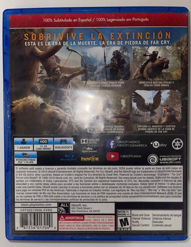 Far Cry Primal Limited Edition / Ps4 (Usado)