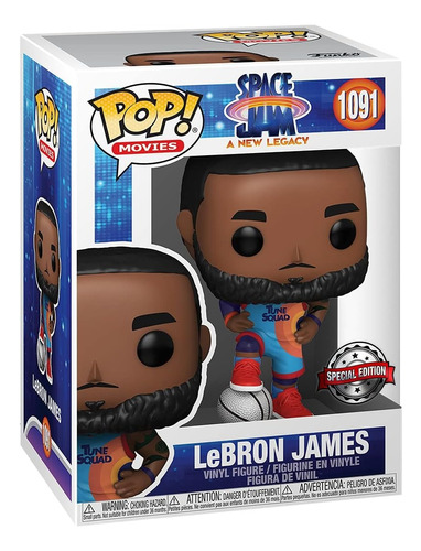 Funko Pop! Space Jam Una Nueva Era Lebron James #1091 Funko 