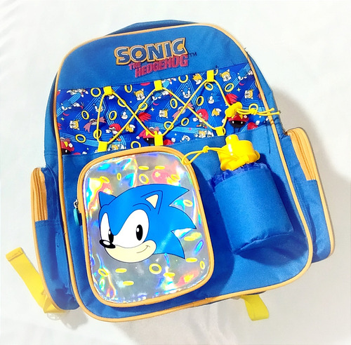 Morral Escolar Sonic Grande Con Termo 