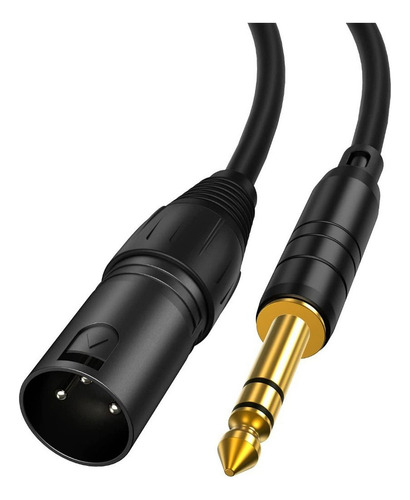 Cable De Audio Balanceado De 6,35 Mm A Xlr, Estéreo Macho A