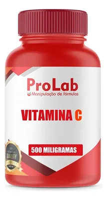 Vitamina C 500 Mg 240 Cápsulas  Sem Sabor
