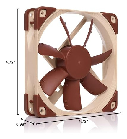 Noctua Nf-s12a Pwm, Ventilador Silencioso Premium, 4 Pines (