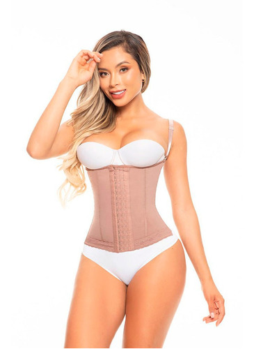 Faja Semichaleco Bella Michell 6173 Cocoa