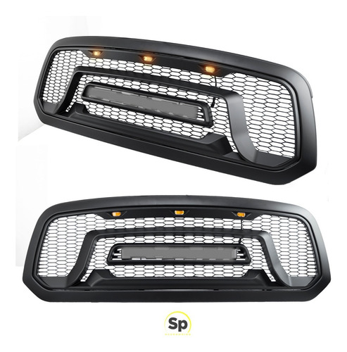 Imagen 6 de 7 de Parrilla Letra Led Dodge Ram 1500 2013-2018 Tipo Rebel