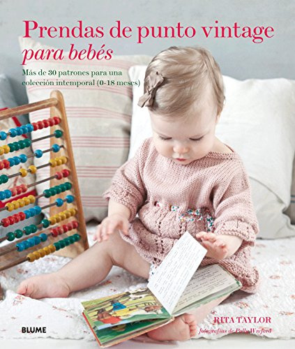 Libro Prendas De Punto Vintage Para Bebes De 0 A 18 Meses [f