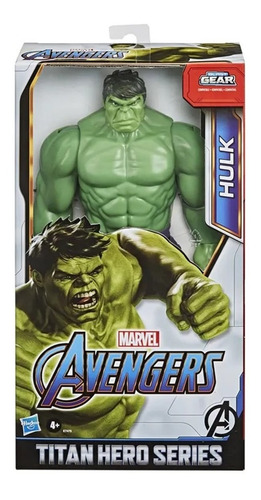 Boneco Avengers Titan Hero Blast Gear Hulk Original Hasbro