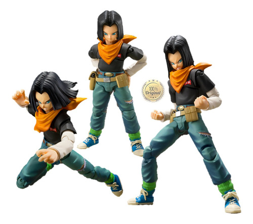 Action Figure Android 17 Shf Figuarts Exclusivo Dragon Ball