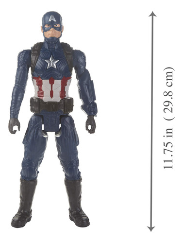 Boneco De Ação Avengers Marvel Endgame Titan Hero Captain Am