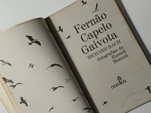 Livro A História De Fernão Capelo Gaivota, Richard Bach - Editora Nórdica (Usado)