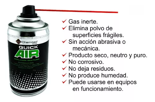 Soplador Multiuso Aire Comprimido Aerosol Chemitec 175ml